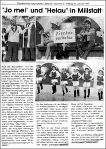 Oberkärntner Nachrichten 31. Jänner 1997