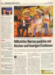 Kleine Zeitung 27. Jänner 2007